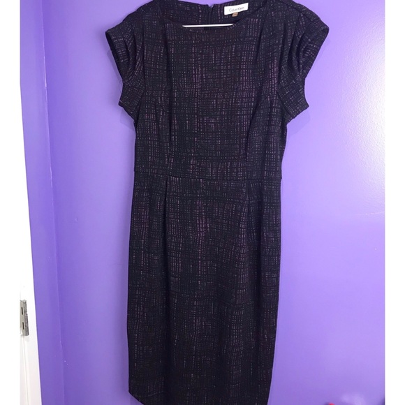 Calvin Klein Dresses & Skirts - Purple Calvin Klein shift dress Sz 4